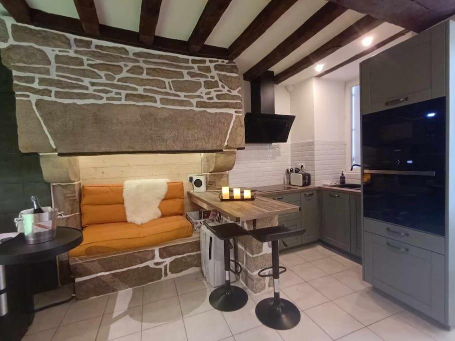 L'Etreinte, Gite De Charme Avec Jacuzzi Interieur Et Sauna Guéméné-sur-Scorff Extérieur photo